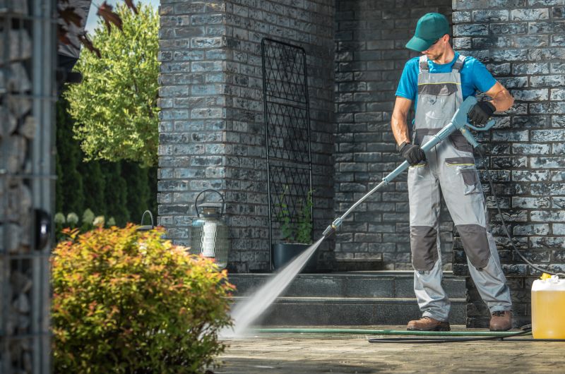 Local Home Pressure Cleaning pros at work
