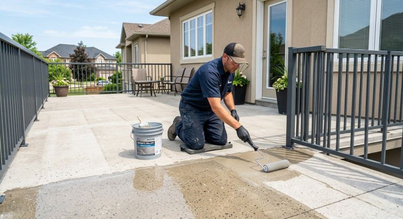 Concrete Deck Sealing in Kansas City, KS