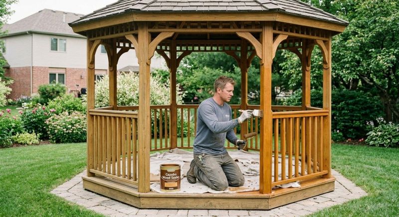 Gazebo Sealing in Alpharetta, GA